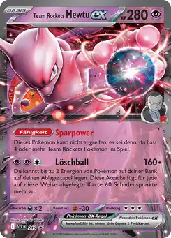 Team Rockets Mewtu-ex