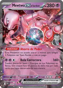 Mewtwo ex del Team Rocket