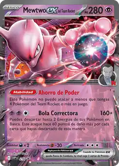 Mewtwo ex del Team Rocket