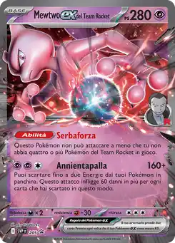 Mewtwo-ex del Team Rocket
