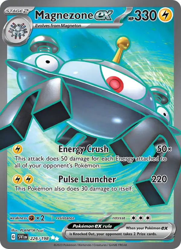 Magnezone ex SVI 226 - Card price and info | Pokedexia