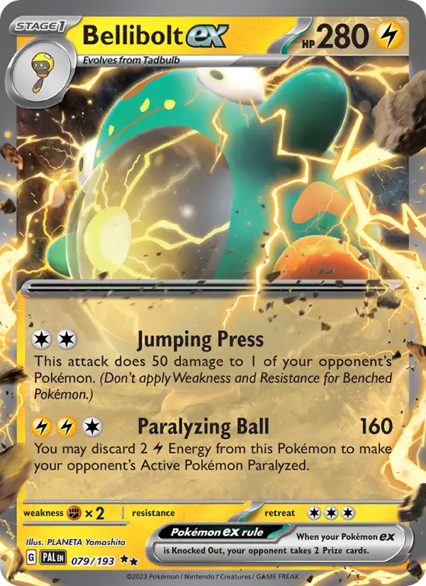Bellibolt ex PAL 079 - Card price and info | Pokedexia