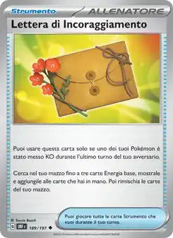 Lettera di Incoraggiamento