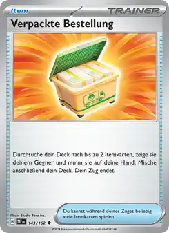 Verpackte Bestellung