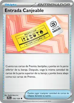 Entrada Canjeable