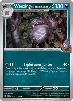 Weezing del Team Rocket