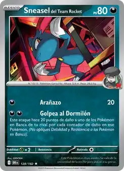 Sneasel del Team Rocket
