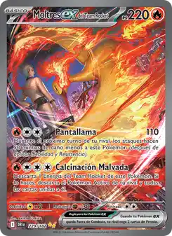Moltres ex del Team Rocket