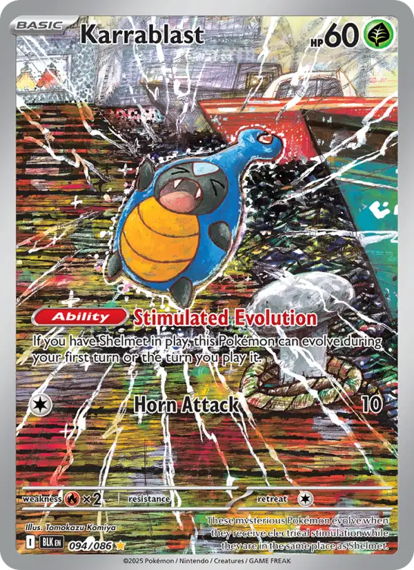 Karrablast BLK 094 - Card price and info | Pokedexia