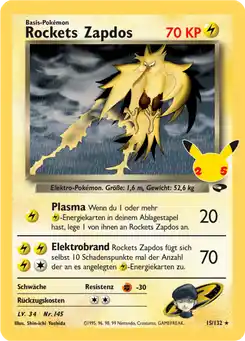 Rockets Zapdos