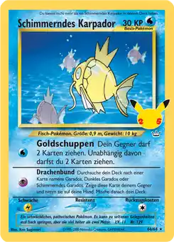 Schimmerndes Karpador