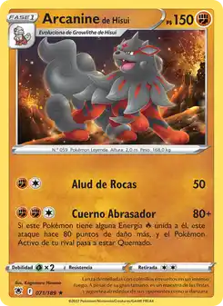 Arcanine de Hisui