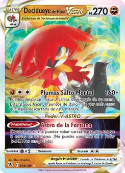 Decidueye de Hisui V-ASTRO