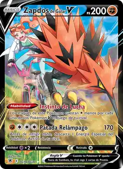 Zapdos de Galar V