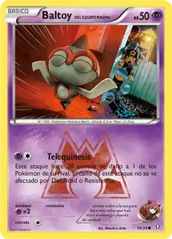Baltoy del Equipo Magma