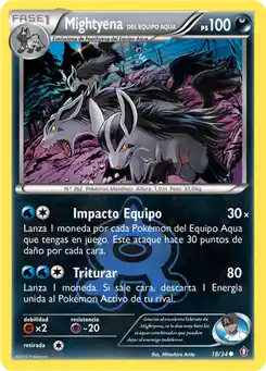 Mightyena del Equipo Aqua