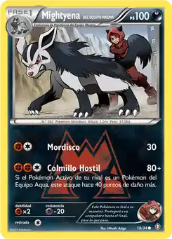 Mightyena del Equipo Magma