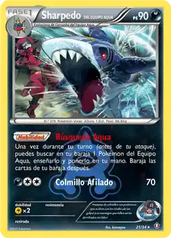 Sharpedo del Equipo Aqua