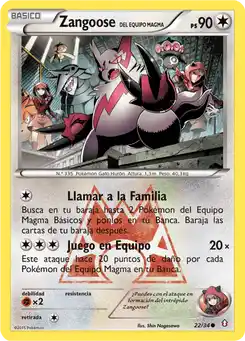 Zangoose del Equipo Magma