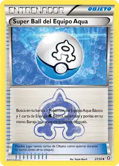 Super Ball del Equipo Aqua