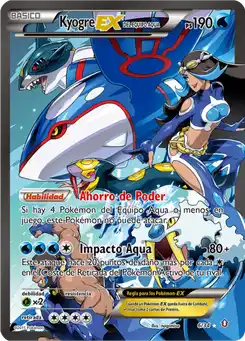 Kyogre-EX del Equipo Aqua