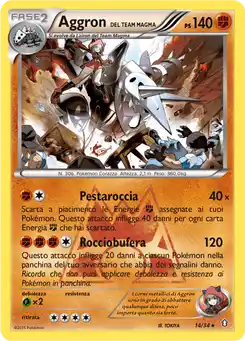 Aggron del Team Magma