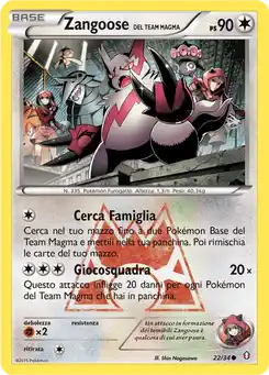 Zangoose del Team Magma
