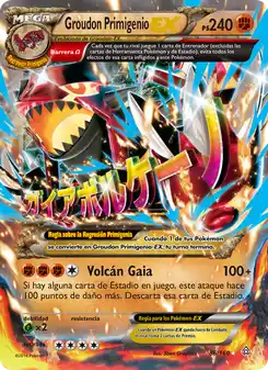 Groudon Primigenio EX