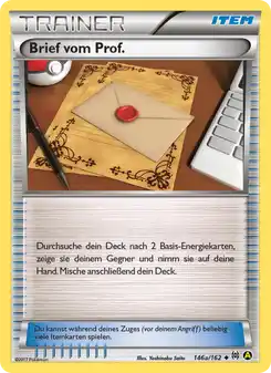 Brief vom Prof.