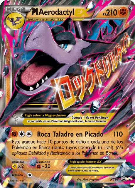 pokemon aerodactyl ex card Sandstorm Holo #94 PSA 9 including damage M Aerodactyl-EX XY Cartas