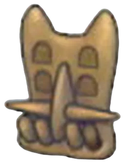 Fossile Bouclier (tête)