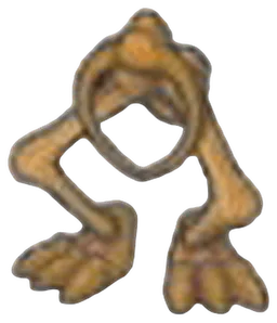 Fossile Tyran (jambes)
