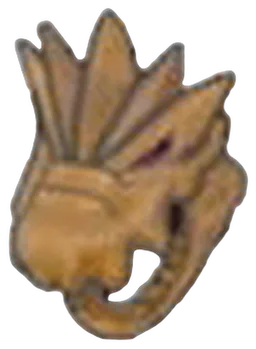 Fossile Tyran (tête)