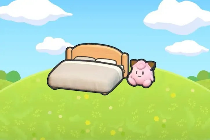 Lit avec peluche
