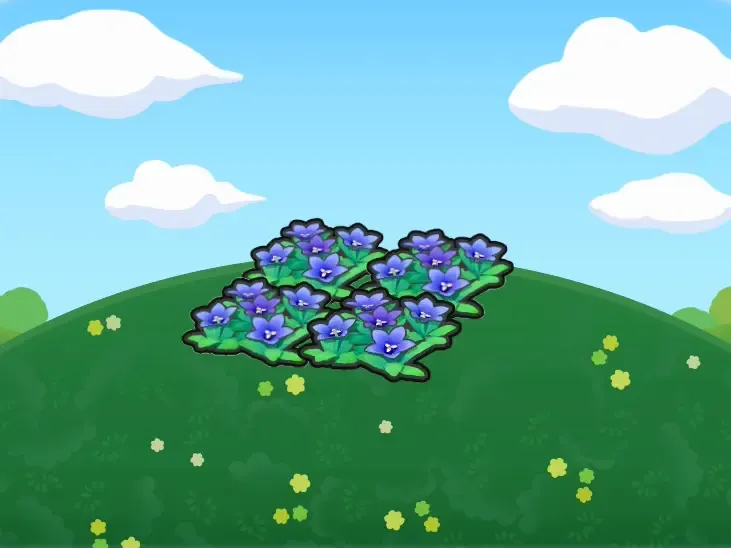 Parterre de fleurs splendides