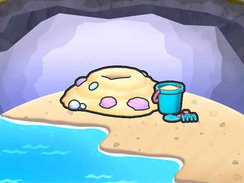 Sandy digging spot